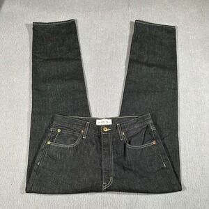 SLVRLAKE STELLA‎ Jeans 30x29 High Waist Cotton Slim Straight Leg Black Pants